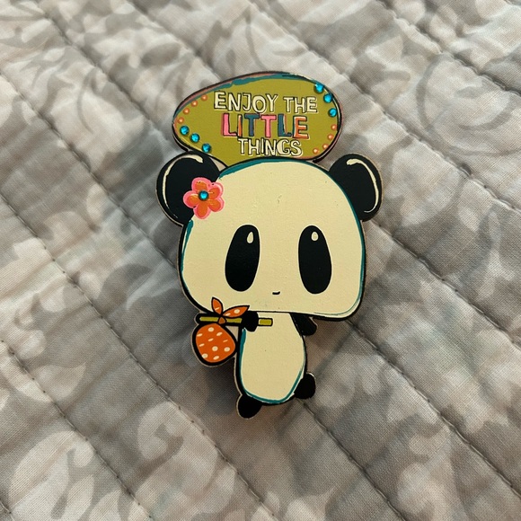 Enjoy The Little Things Panda Magnet/Clip - Picture 1 of 2